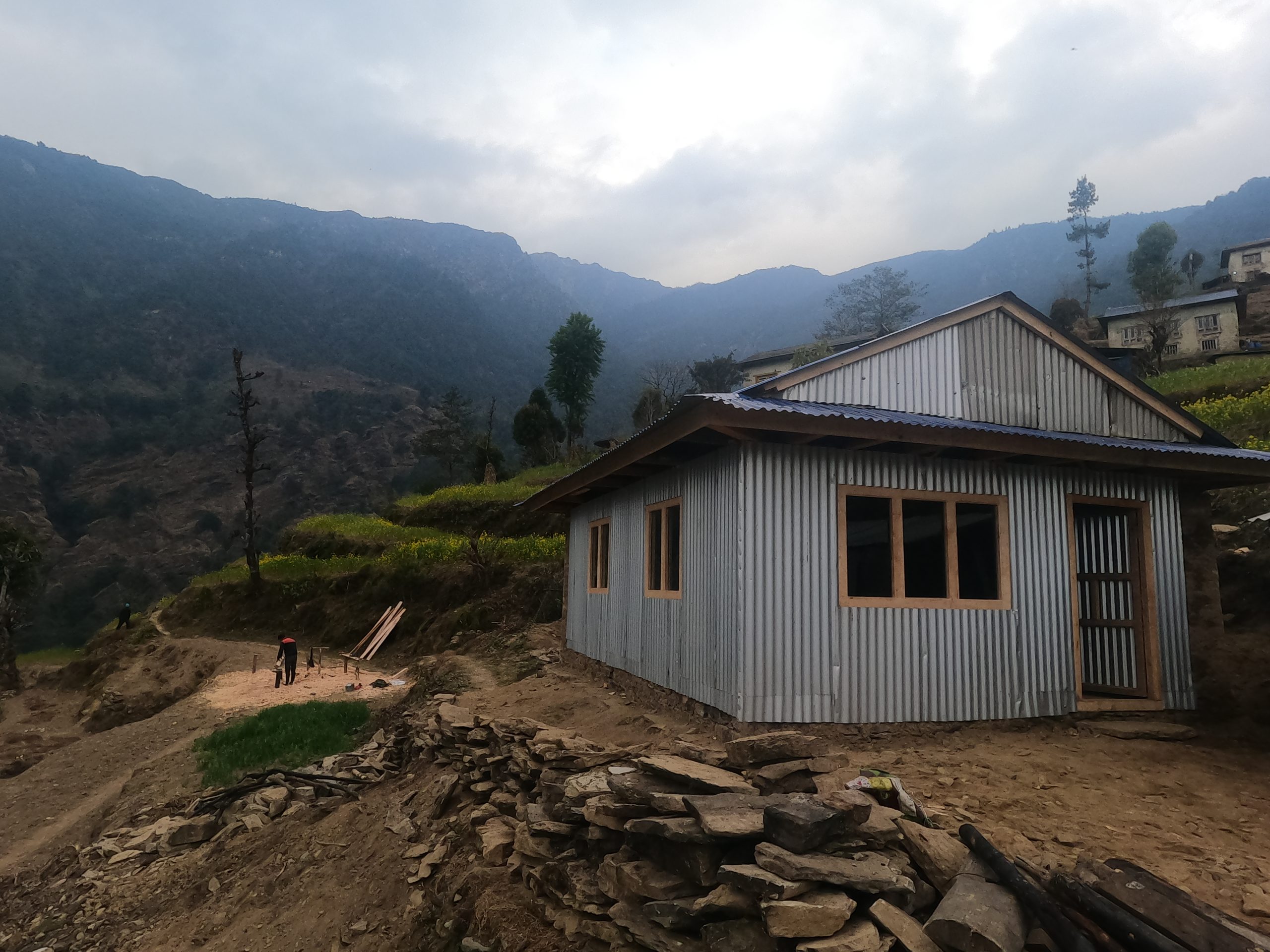 House Renovation project in remote Sherpa village 2024 Feb!