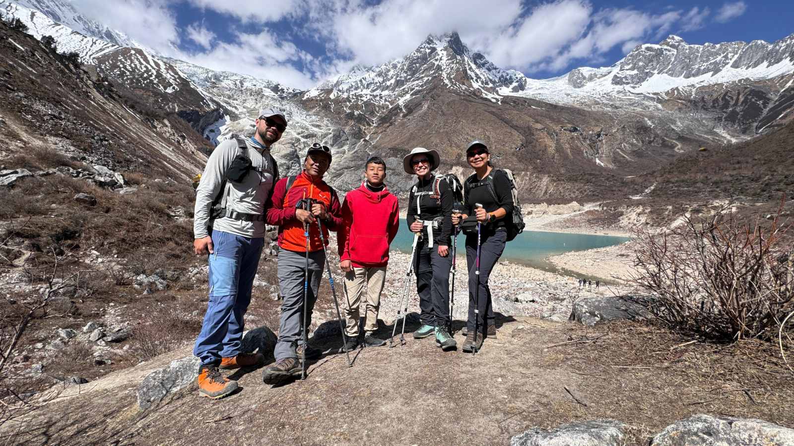 Team made it Manaslu circuit trek 2024 March